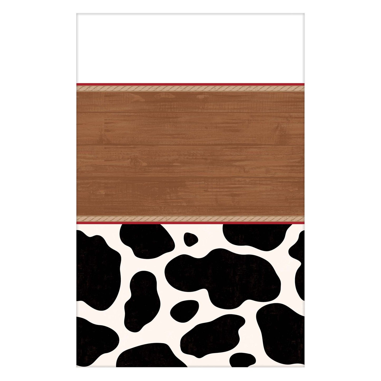 Yeehaw Plastic Table Cover 54x102in (x1u)