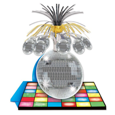 Disco Ball Centerpiece 13" Retro Vintage