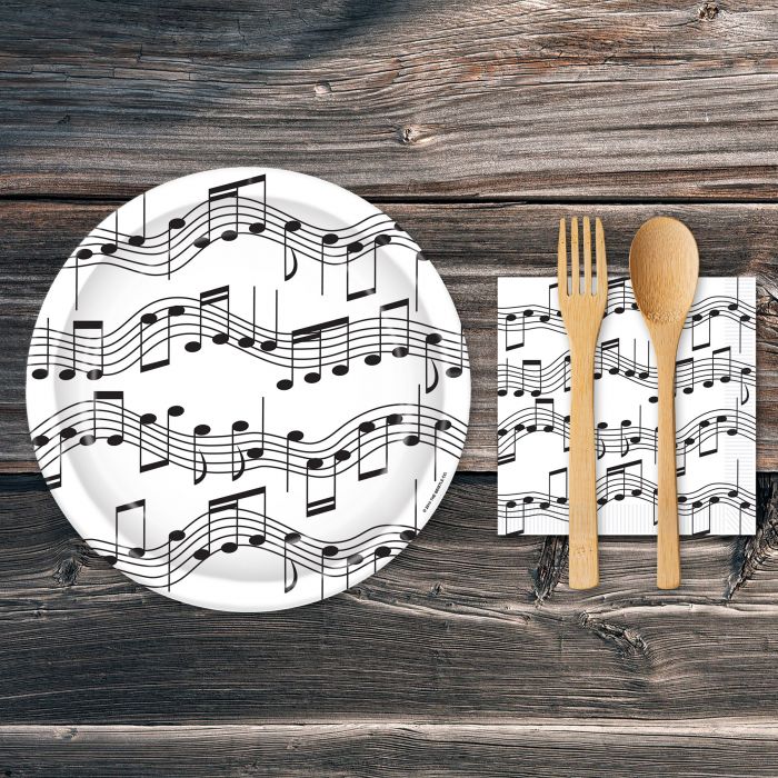 Notas Musicales Beverage Napkins (x16u)