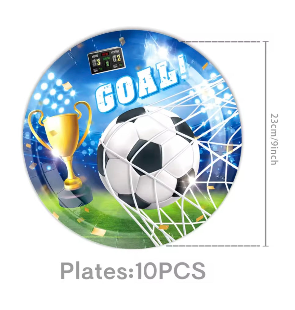 Soccer Classic Plato 9" (x10)