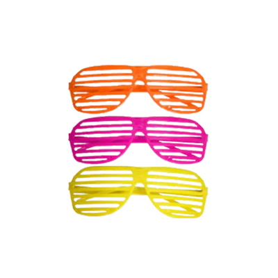 Gafas Neón Retro Vintage 80s (6.25")