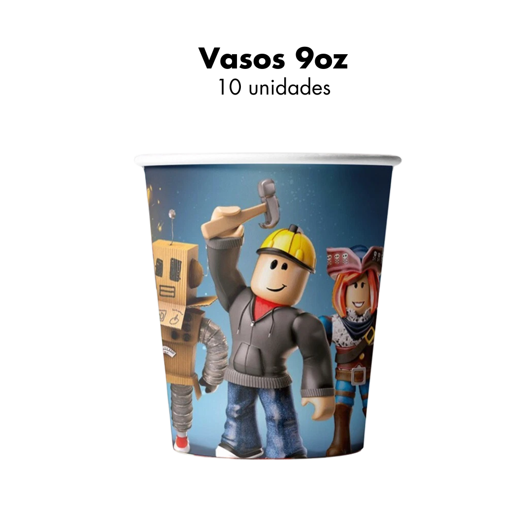 Vasos Roblox 9oz (x10u)