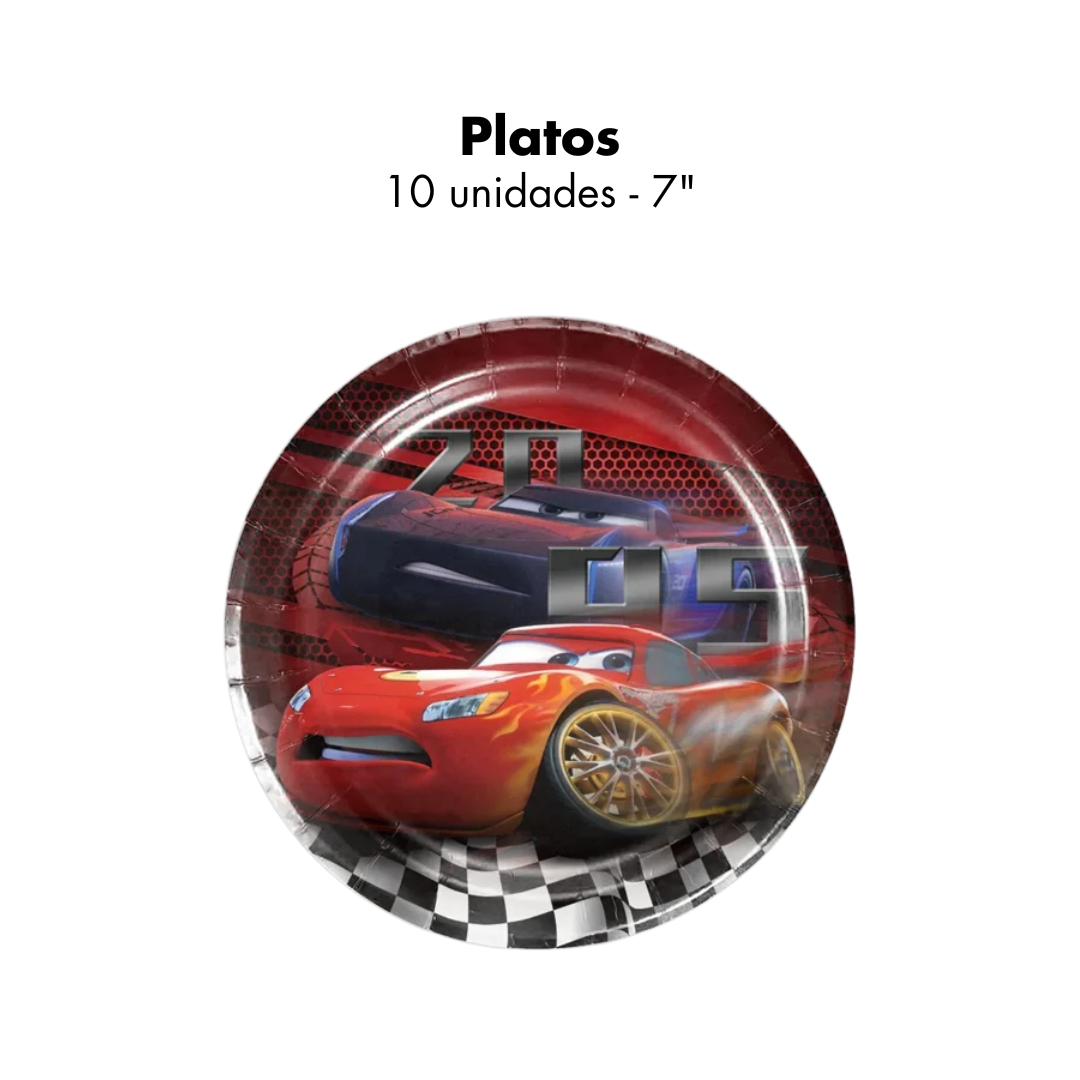 Cars Platos 7" (x10u)