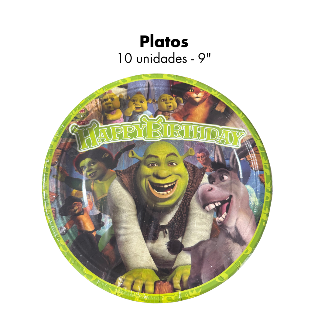 Shrek Platos 9" (x10u)