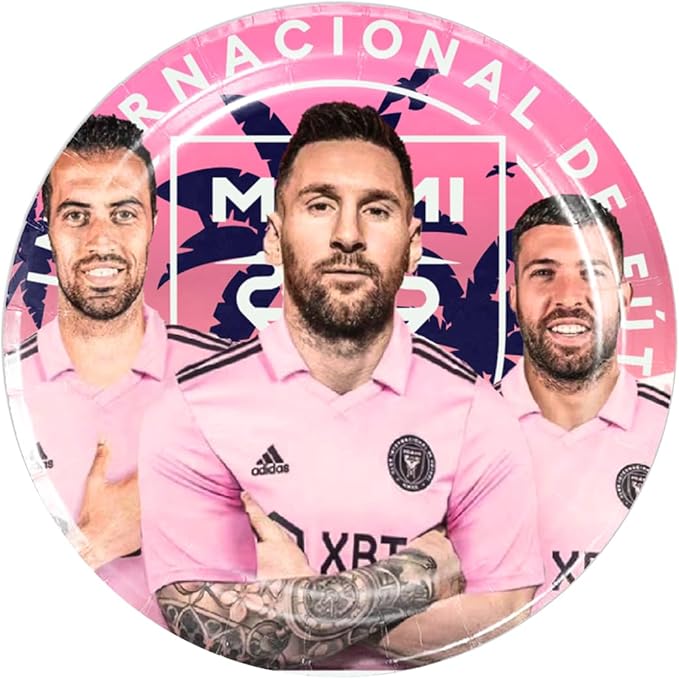 Messi Inter Miami Platos 7" (x10u)