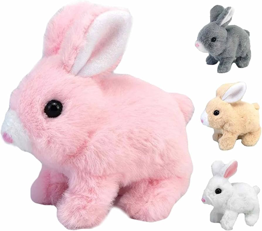 Conejito de Pascua de Peluche con Movimiento – 5"x6"