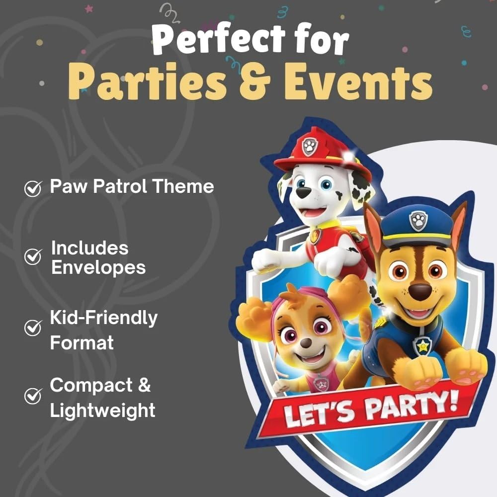 Invitations Paw Patrol (x8u)