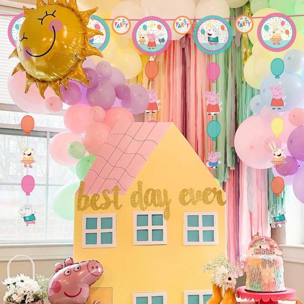 Hanging String Peppa Pig (x5u)
