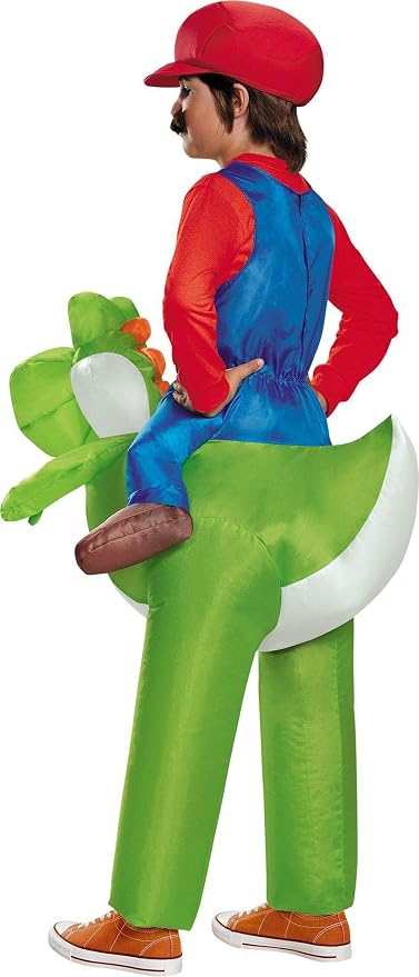 Mario Riding Yoshi Child Costume