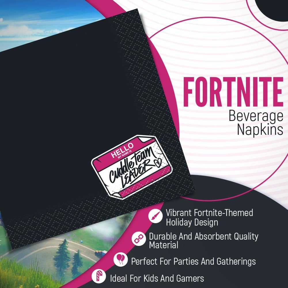 Fornite Beverage Napkins (x16u)