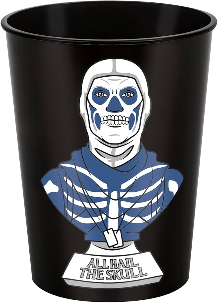Fortnite Skull Vaso Plastico 16oz (x1u)