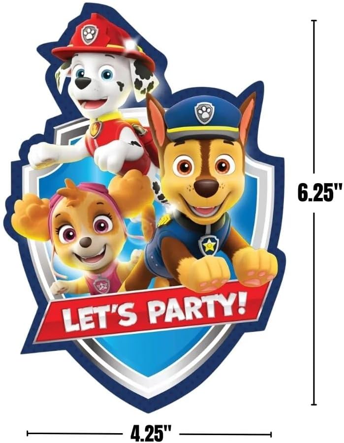 Invitations Paw Patrol (x8u)
