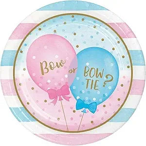Gender Reveal Platos 9" (x8u)