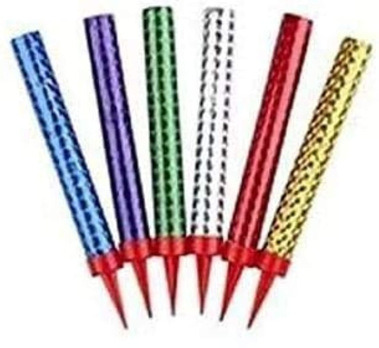 Party Candles Multicolor MEDIUM (x6u)