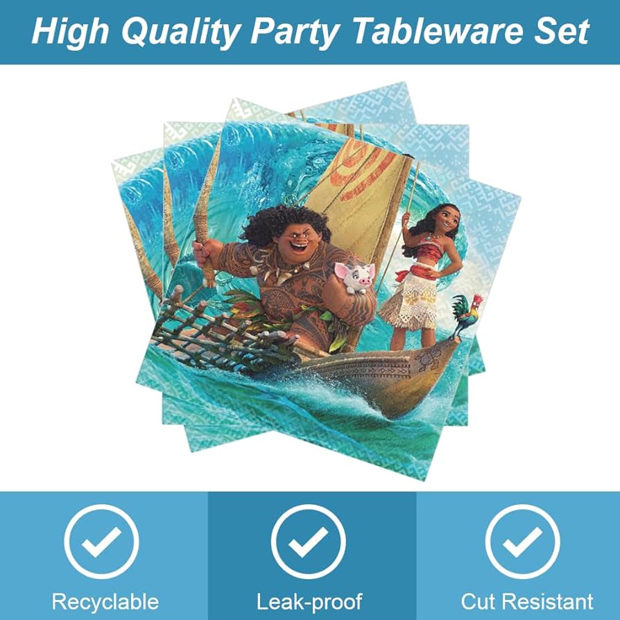 Moana Lunch Napkins (x18u)