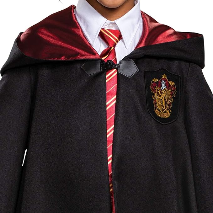 Harry Potter Gryffindor Robe with Golden Embroidery Kids Unisex Costume
