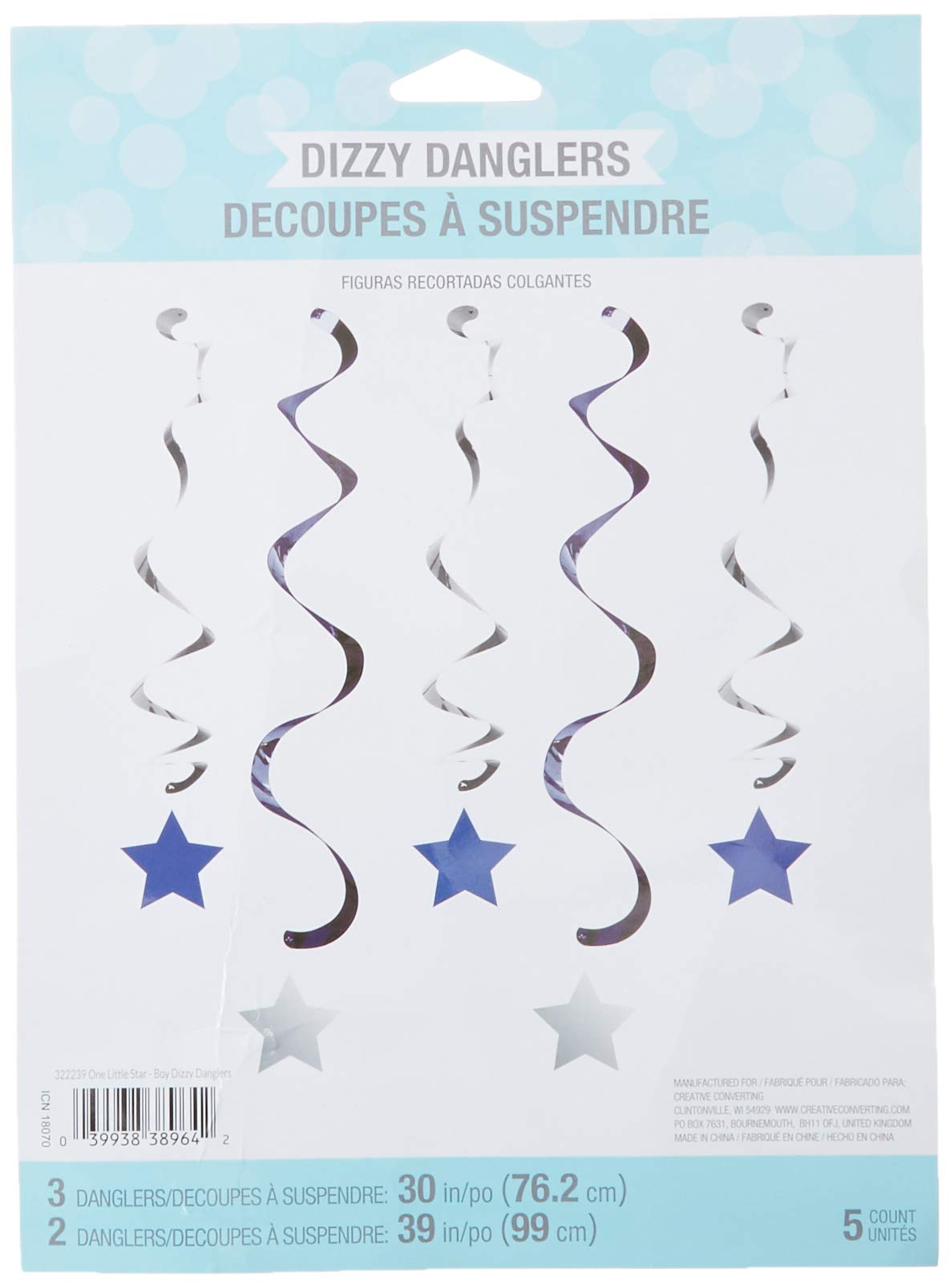 Espirales Decorativos Estrellas (x5u)