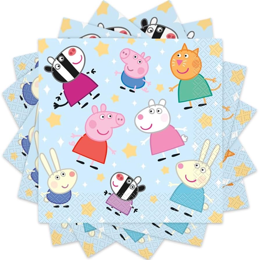 Peppa Pig Napkins 16pcs