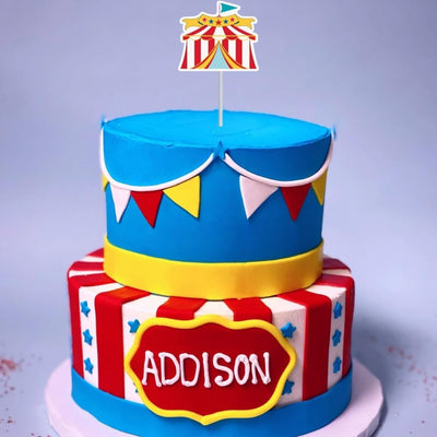 Circo Carnaval Cake Topper (x1u)