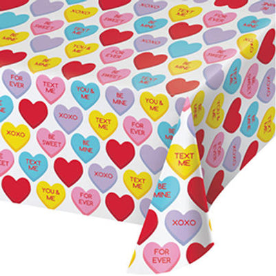 Candy Hearts Tablecover Bride