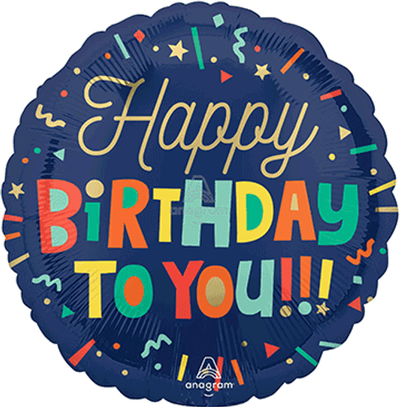 18" BRIGHT BIRTHDAY
