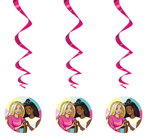 BARBIE HANGING SWIRL DECO