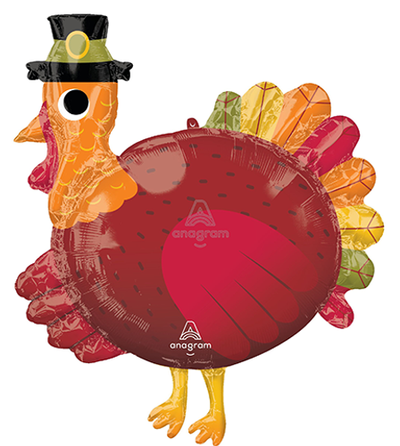 Pilgrim Turkey Supershape Balloon 31"