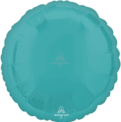 18" VIBRANT TEAL CIRCLE