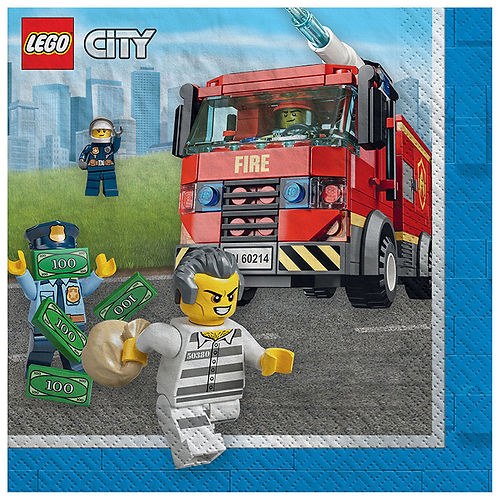 LEGO CITY NAPKINS