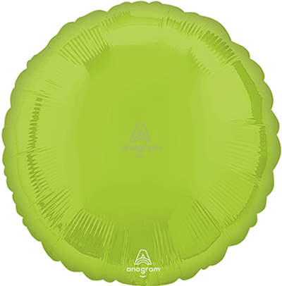 18" VIBRANT LIME GREEN CIRCLE