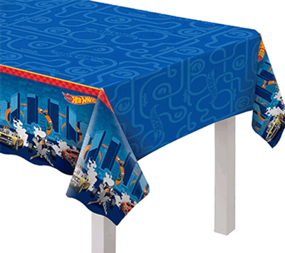 Hot Wheels Plastic Tablecover