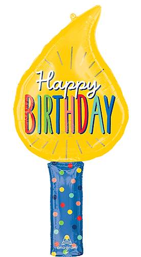 LRG SHP BIRTHDAY CANDLES