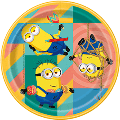 Despicable Me Paper Plates 7"