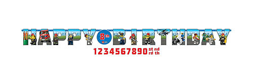 LEGO CITY JUMBO ADD-AN-AGE BANNER