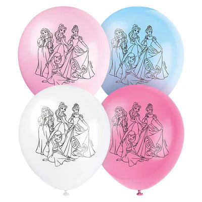 Disney Princess Latex Balloons 12” 8ct