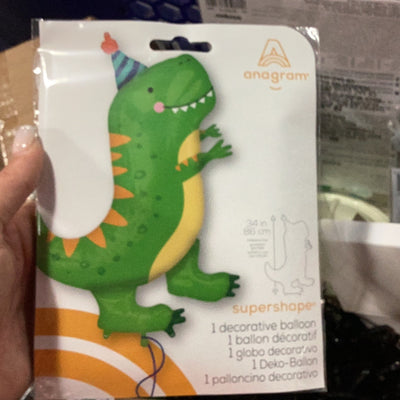 Boy Dino Large Balloon TRex / Girl Dino