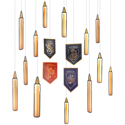 Decoraciones Colgantes Harry Potter Hogwarts (x24)