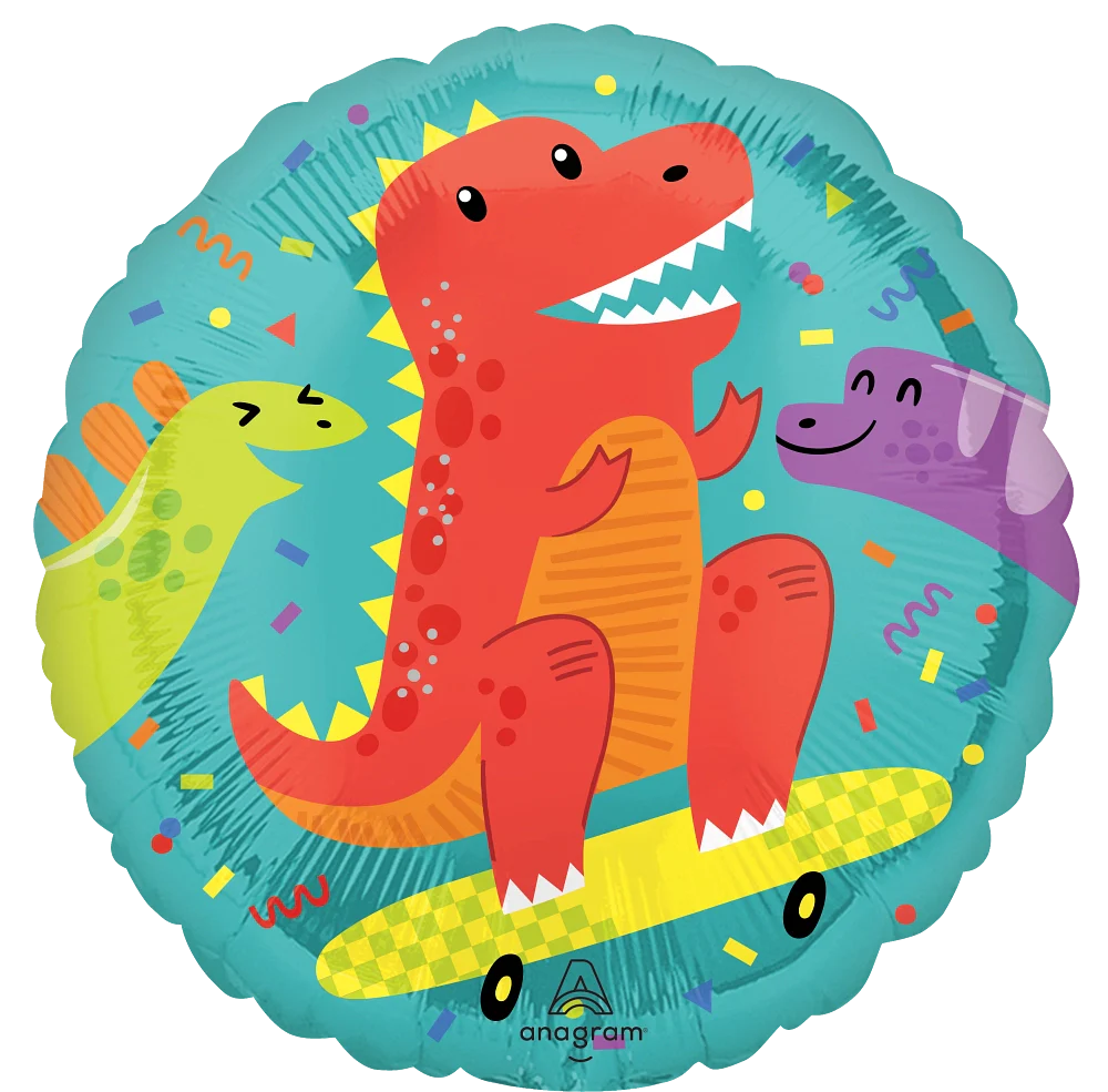 Dinosaur Foil Balloon 18”