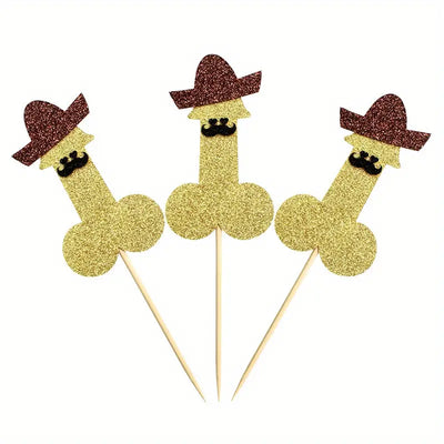 Cake Topper 12 Unidades, Despedida de Soltera