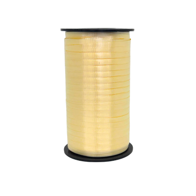 Browny Curling Ribbon Light Yellow 500yds