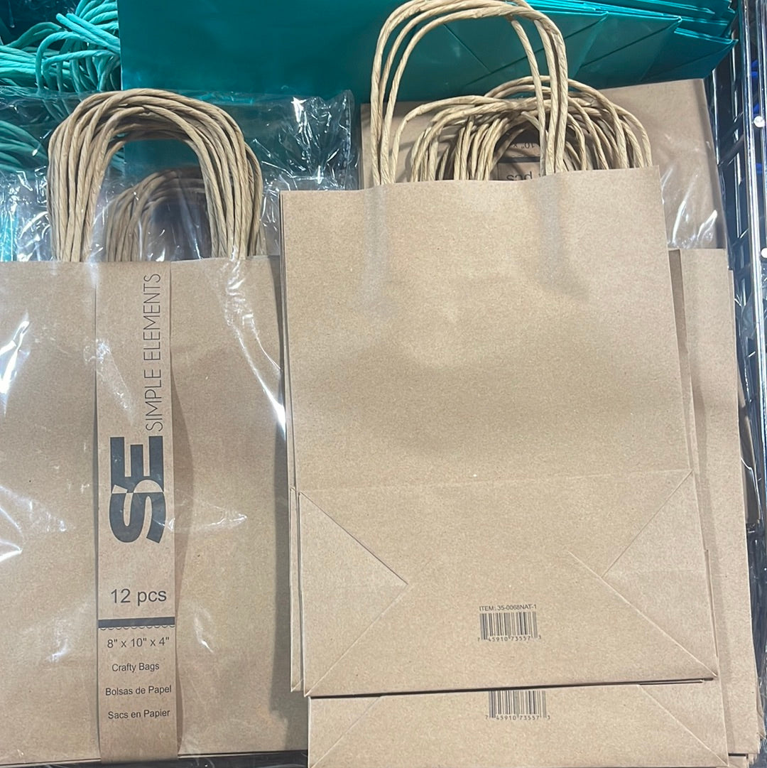 Bolsa de Papel Mediana (Unidad) 27*21*11cm