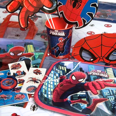 Spiderman Antifaz Papel (x8u)