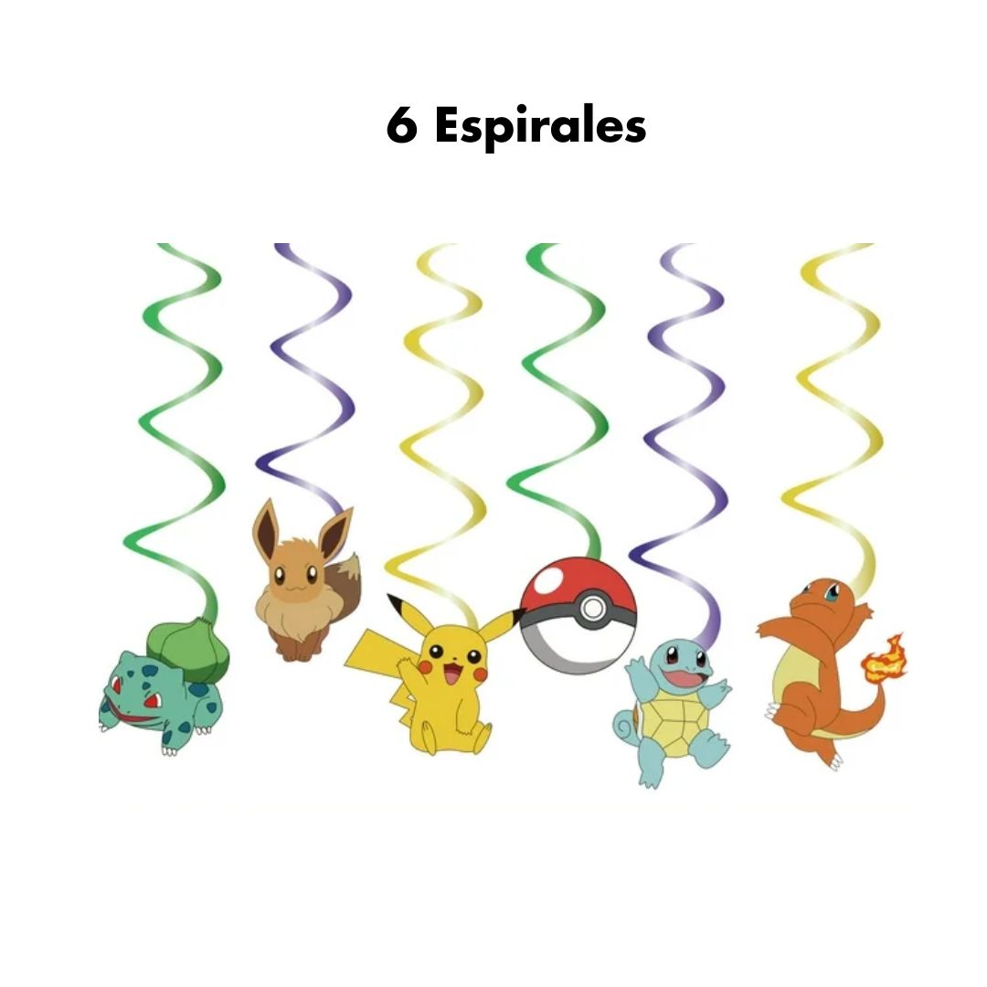Pokemon Espirales (x6u)