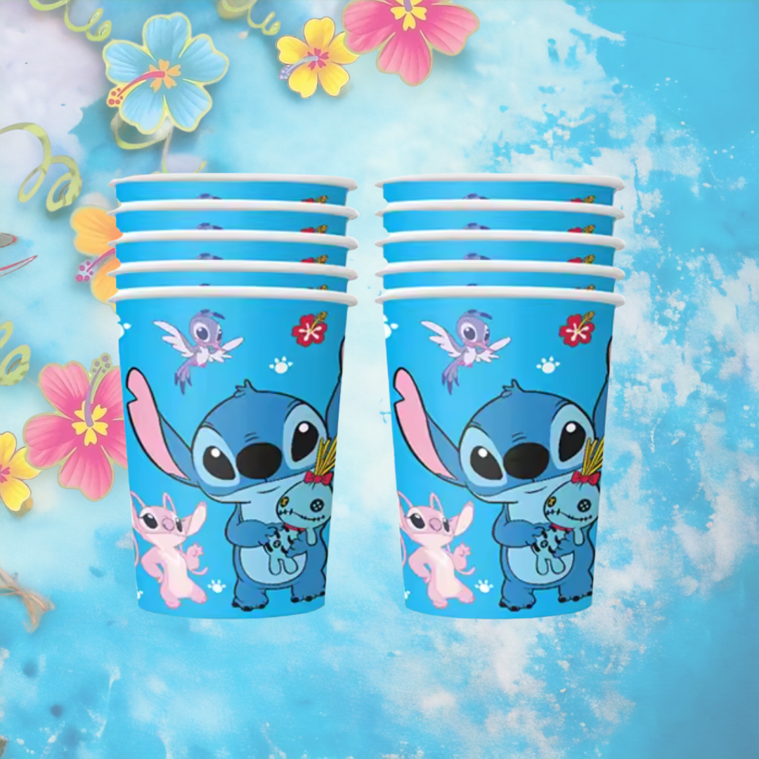 Stitch Vasos 9oz (x10u)
