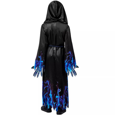 Blue Skeleton Reaper Kids Boy Costume