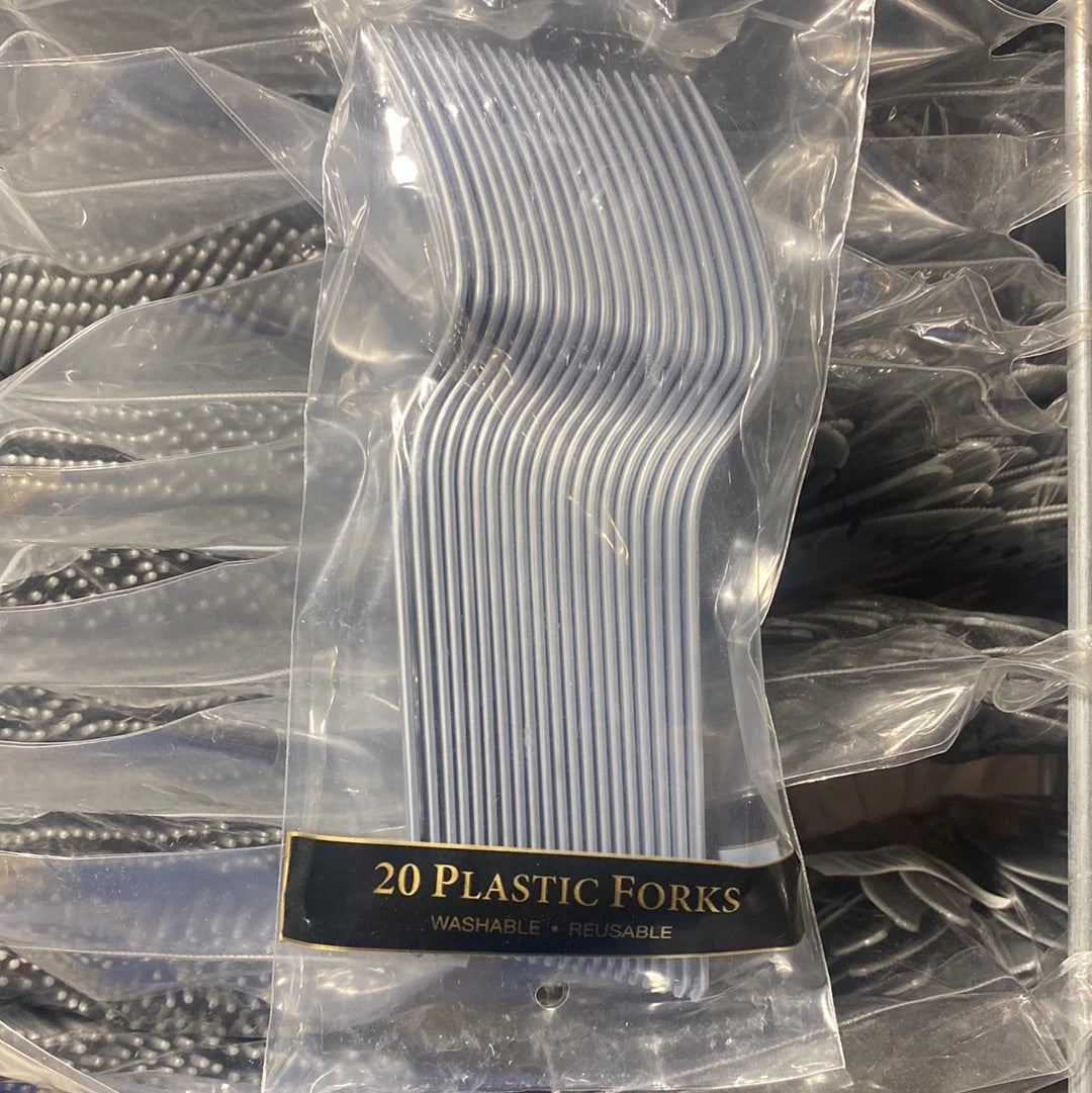 Forks/ Tenedores Silver (20u)