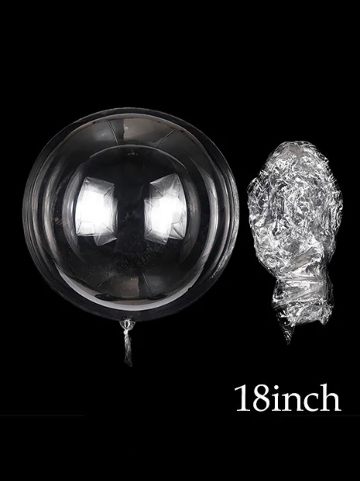 Globo burbuja 18" combo