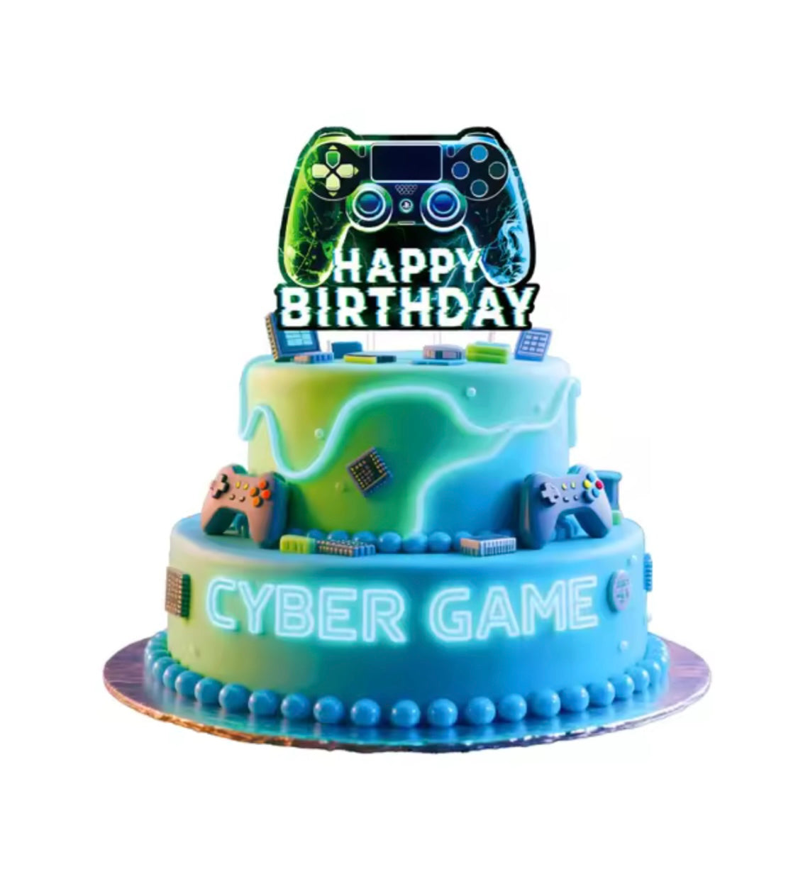 Cake Topper Video Game (x1)