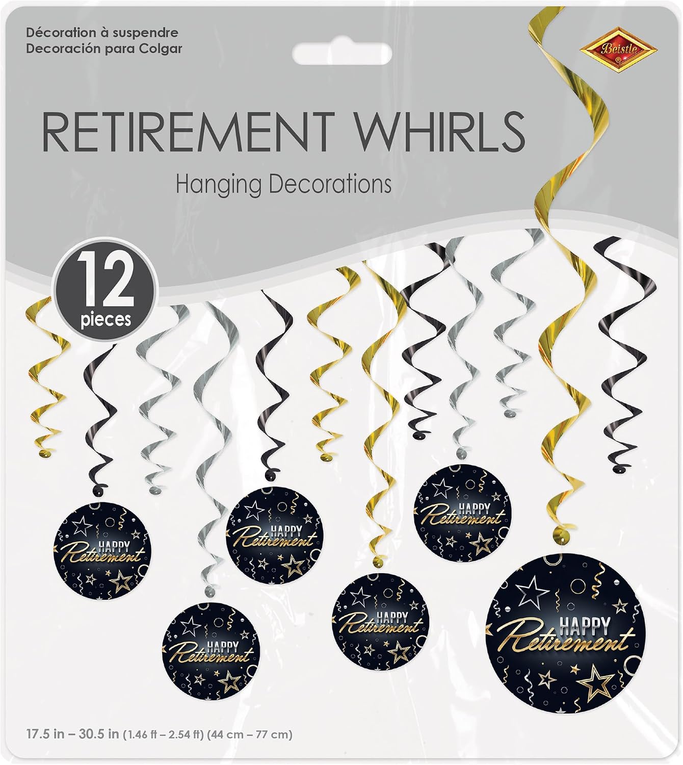 Happy Retirement Whirls (x12u)