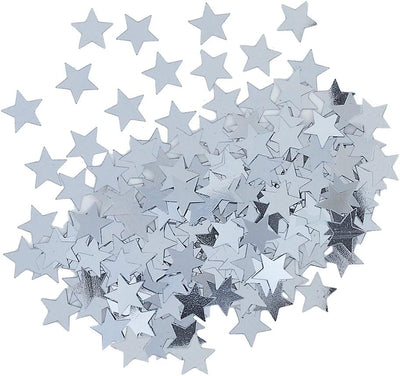 Estrellas Plateadas Silver Star Confetti 0.5oz